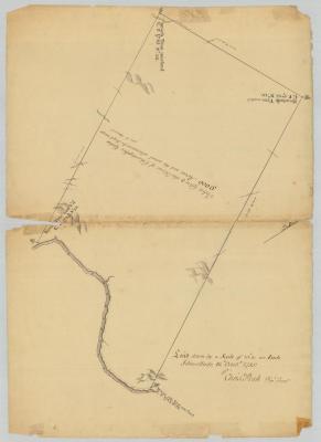 Map of Glen & Yates Patent on Sacondaga river. (Palmer's Purcahse). Map #741