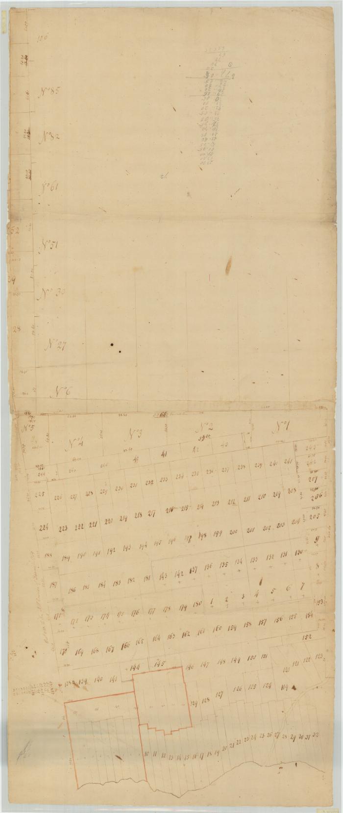 Canadian and Nova Scotia Refugee Lands, Clinton county. Map #745A