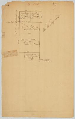 Survey of land for John Thompson and others. Map #716