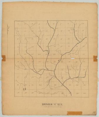 Homer, No. 19, Cortland county. Map #849