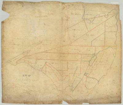 Map of Kayaderosra Patent, Saratoga county. Map #858