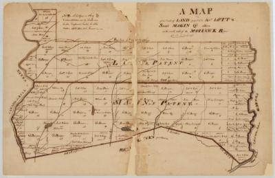 Map of Lott's Patent, also of Magin's Patent. Map #803