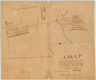 Map of 29 Lots in the Oneida Reservation. Map #792