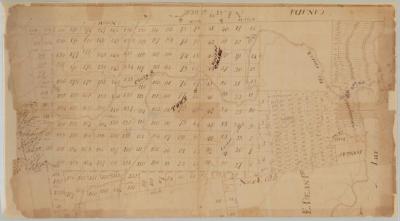 Map of Canadian Refugee Lands in Clinton county and Township of Mooers on Lake Champlain. Map #789