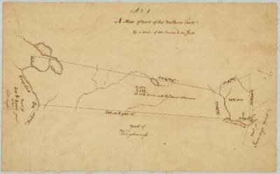 Map of Mayfield Patent, Fulton county; 15,000 acres. Map #862