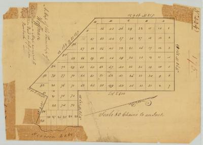 Map of Hoffman Township on Scaroon lake. Essex county. Map #806