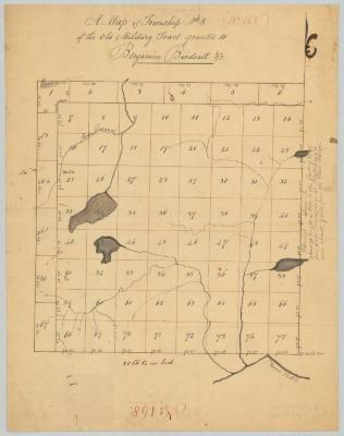 Old Military Tract, Township 3, Clinton county; granted to Benj. Birdsall. Map #799