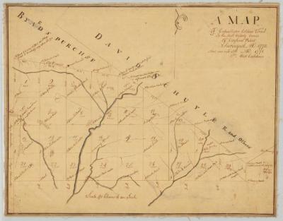 Cadwallader Colden's Tract in northwest corner of Croghan's Patent. Map #864