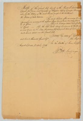 Map of Grande Isle and Isle aux Foret in St. Lawrence river near Kingston. Map #797A