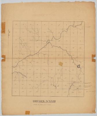 Dryden, No. 23, Tompkins County. Map #853