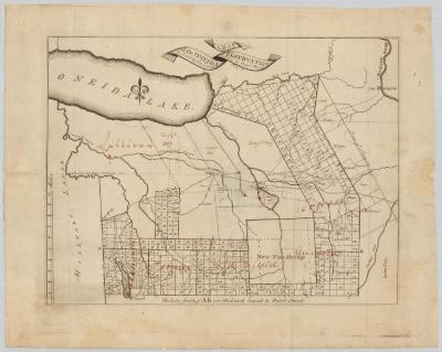 A map of the Oneida Reservation including the lands leased to Peter Smith, ca. 1810
