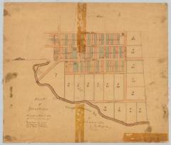 Plan of village of Johnstown, Fulton Co.; on the Cayadutta kill. Map #890