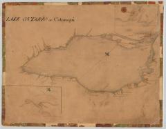 Map of Lake Ontario or Cataraqui, ca. 1800