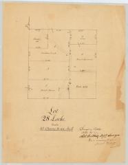 Township of Locke, Lot No. 28; by C. C. Brodhead, Oct. 1822. Map #899