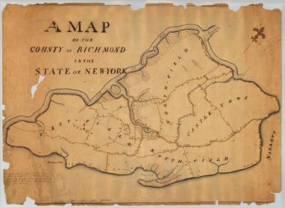 Map of the County of Richmond. Map #372
