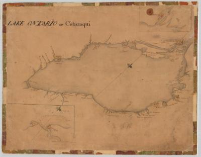Map of Lake Ontario or Cataraqui, ca. 1800