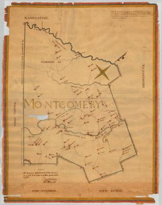 Map of the Town of Montgomery. Map #360