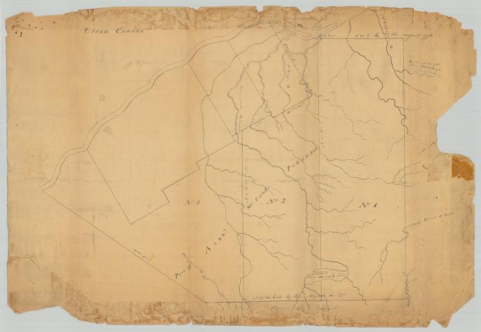 Macomb's Purchase, Great Lots 1, 2 and 3, Franklin and St. Lawrence counties. Map #897