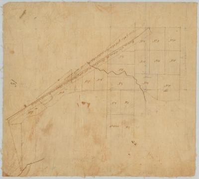 Kayaderosera Patent, Line between Lots 11 and 12. Map #892