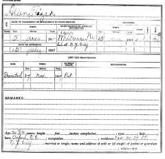 National Guard Muster Roll Abstract for World War I. Volume 38, Section A: Allen, Elijah