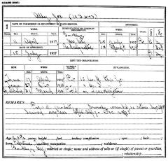 National Guard Muster Roll Abstract for World War I. Volume 38, Section A: Ally, Joe