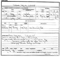 National Guard Muster Roll Abstract for World War I. Volume 38, Section A: Adams, Alfred