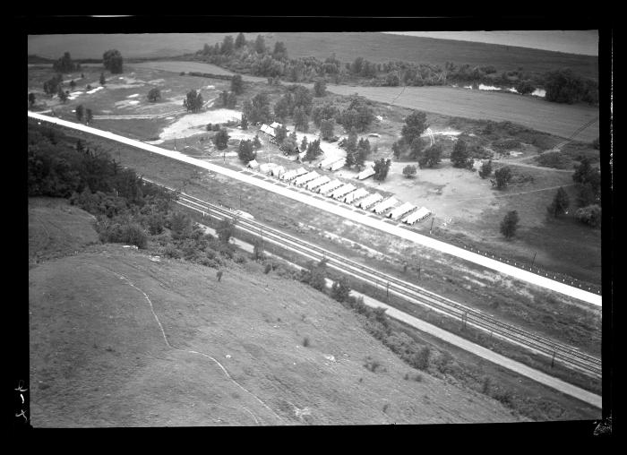 Boiceville CCC Camp, Aerial View