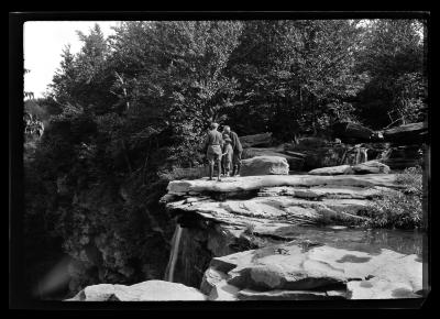 On the Rocky Brow of Haines Falls