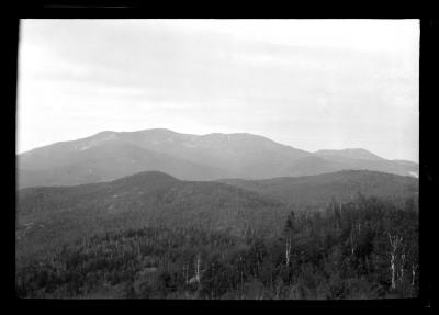 View Northerly from Makomis Mt. Observation Station Showing Giant Mountain (or Rocky Peak Ridge)