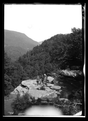 On the Rocky Brow of Haines Falls