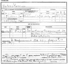 National Guard Muster Roll Abstract for World War I. Volume: 41, Section Y: Yates, Thomas