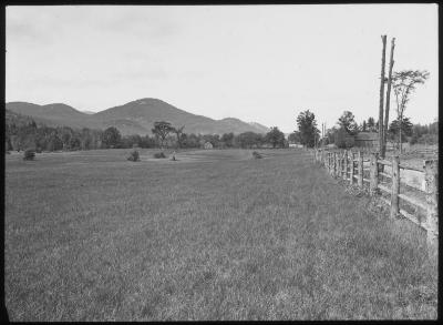 Large Level Field of Fertile Land in Schroon Valley, Flanked on West by Mountains