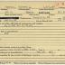 World War I military service abstract for Gilbert L. Webster, Army service number 2943447