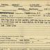 World War I military service abstract for Baptist Powles, Army service number 1923080