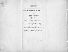 15th Regiment: Initial Muster Roll of a Detachment of Company K, NY Infantry, New York, N.Y., July 15 - 29, 1917, pp. 1-4.