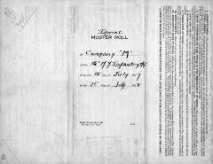 15th Regiment: Initial Muster Roll of  Company M, NY Infantry, Camp Whitman, N.Y., July 15 - 25, 1917, pp. 1-10.