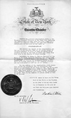 World War I - Forget Me Not Day Proclamation