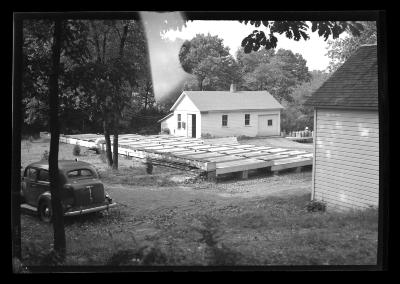 Rearing troughs at Summitville Fish Hatchery