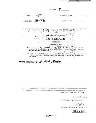 NYS Bill and Veto Jackets: 1999, Chapter 7