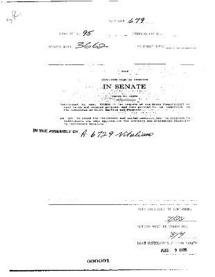 NYS Bill and Veto Jackets: 1995, Chapter 679