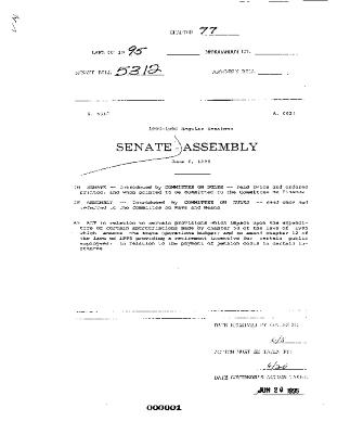 NYS Bill and Veto Jackets: 1995, Chapter 77