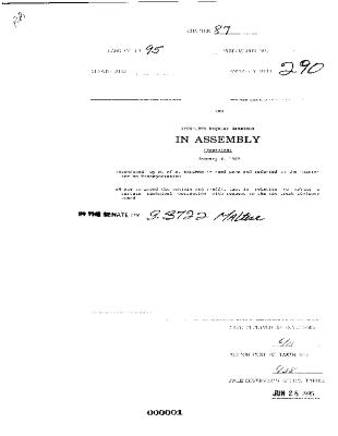 NYS Bill and Veto Jackets: 1995, Chapter 87
