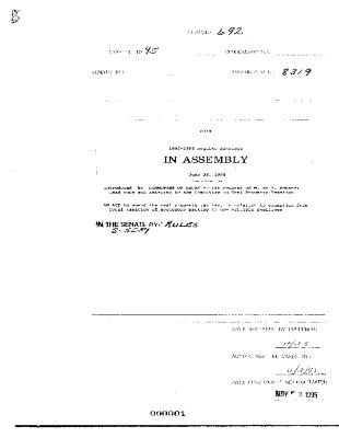 NYS Bill and Veto Jackets: 1995, Chapter 692