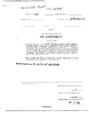 NYS Bill and Veto Jackets: 1995, Chapter 694