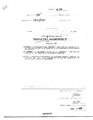 NYS Bill and Veto Jackets: 1995, Chapter 678