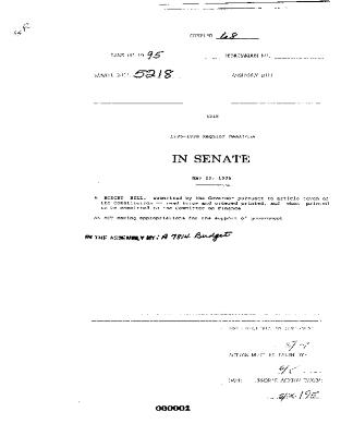 NYS Bill and Veto Jackets: 1995, Chapter 68