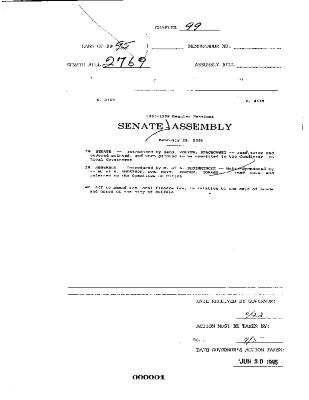 NYS Bill and Veto Jackets: 1995, Chapter 99