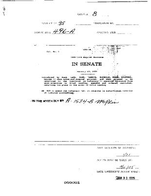 NYS Bill and Veto Jackets: 1995, Chapter 8