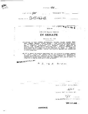 NYS Bill and Veto Jackets: 1995, Chapter 98