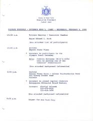 Private Schedule - Hugh L. Carey - Wednesday, February 6, 1980